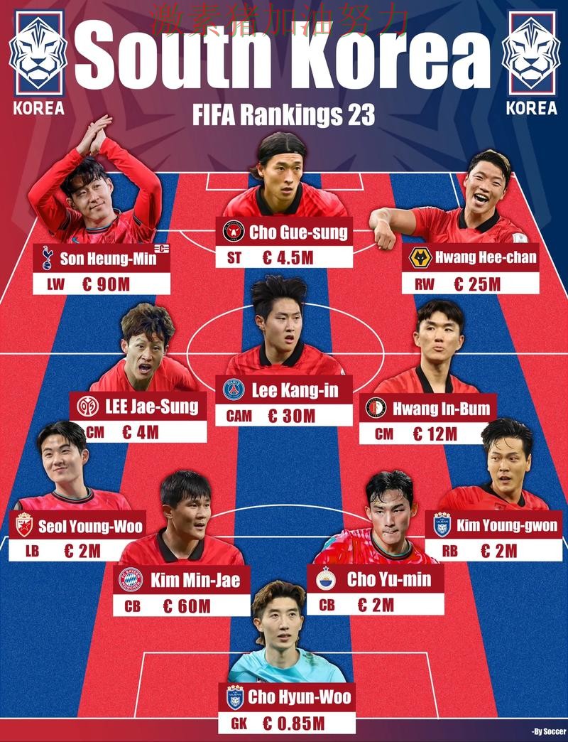 韩国阵容升级让球迷期待值迅速拉满 韩国阵容升级让球迷期待值迅速拉满